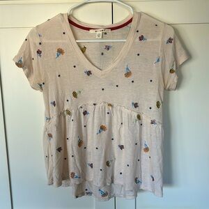 Miami Floral Peplum Top